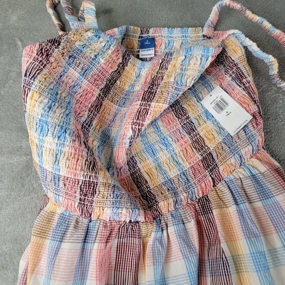 Pastel Plaid Maxi Dress - Picture 15 of 15